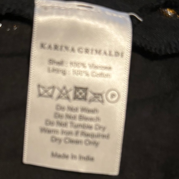 Karina Grimaldi Stripe Metallic Pantsuit - Picture 7 of 9